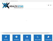 Tablet Screenshot of healthstaruae.com